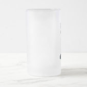 自由のリングを許可して下さい フロストグラスビールジョッキ (中央)