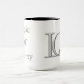 自由のロゴのコーヒー・マグの論理 マグカップ (中央)