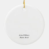 自由のロブスターのオーナメント セラミックオーナメント (裏面)