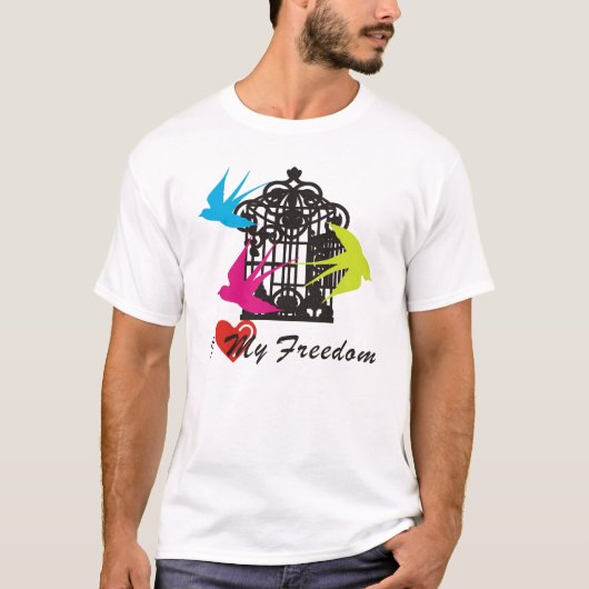 自由のワイシャツ Tシャツ (正面)