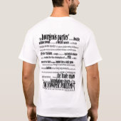 自由のワイシャツ Tシャツ (裏面)