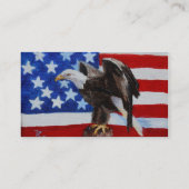 自由のワシの名刺 名刺 (裏面)