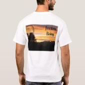 自由の上昇のTシャツ Tシャツ (裏面)