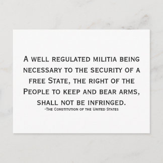 自由の保護を支援！ ポストカード