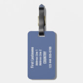 自由の像のラゲッカスタムジタグ ラゲッジタグ (裏面縦)