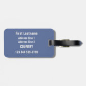 自由の像のラゲッカスタムジタグ ラゲッジタグ (裏面横)