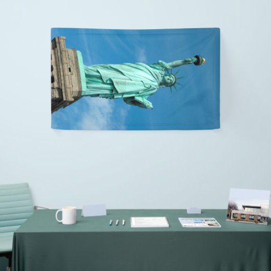 自由の像の写真の背景または背景 横断幕 (トレードショー)