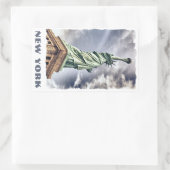 自由の像の文字カスタムシール 長方形シール (バッグ)