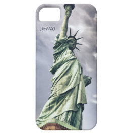 自由の像モノグラムカスタムの電話ケース iPhone 11 ケース