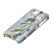 自由の像モノグラムカスタムの電話ケース Case-Mate iPhoneケース (下部)