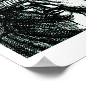 自由の像泣き叫びアンチトランプ抵抗No Musl ポスター (角)