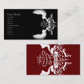 自由の写実的なプロフィールカード 名刺 (正面/裏面)