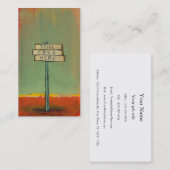 自由の印のfunartの自由な思想家の活動家の発明家 名刺 (正面/裏面)