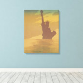 自由の反射 キャンバスプリント (インサイチュ (ウッドフロア))