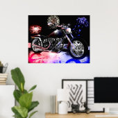 自由の反射 ポスター (ホームオフィス)