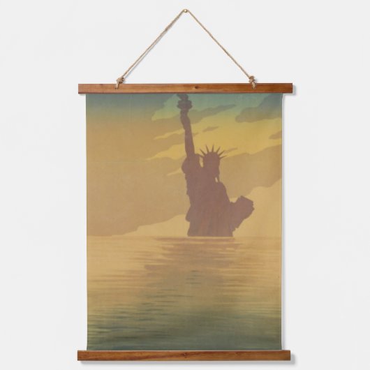 自由の反射 吊り下げ型タペストリー (正面)