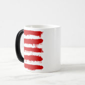 自由の反逆者のストライプなマグの息子 モーフィングマグカップ (正面左)