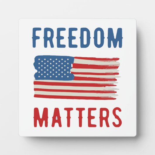 自由の問題 フォトプラーク (正面)