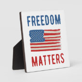 自由の問題 フォトプラーク (正面)