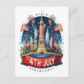 自由の喜びの第四像 シーズンポストカード (正面)