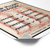 自由の四本柱 ポスター (角)