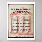自由の四本柱 ポスター (正面)