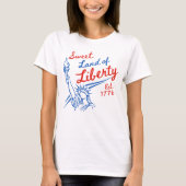 自由の国のTシャツ Tシャツ (正面)