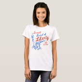 自由の国のTシャツ Tシャツ (正面フル)