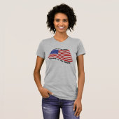 自由の国は勇者のおかげ! Tシャツ (正面フル)