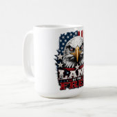 自由の国 - イーグル愛国マグカップ コーヒーマグカップ (正面左)