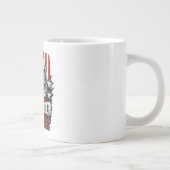 自由の国 - イーグル愛国マグカップ ジャンボコーヒーマグカップ (右)