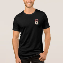 "自由の国、勇者の家"退役軍人 トライブレンドTシャツ