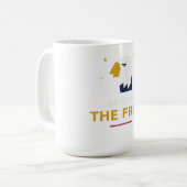 自由の国 - 愛国的な鷲 コーヒーマグカップ (正面左)
