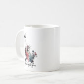 自由の国 第4独立記念日 愛国 コーヒーマグカップ (正面左)