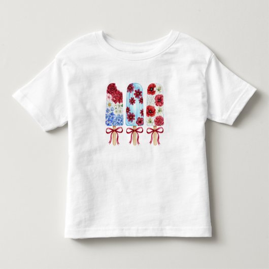 自由の国、自由の250年 トドラーTシャツ (正面)