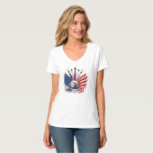 自由の国、自由の250年 Tシャツ (正面フル)