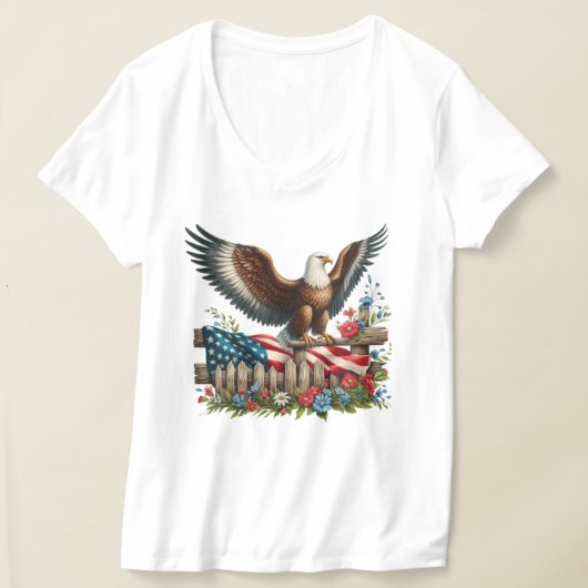 自由の国、自由の250年 Tシャツ (レイダウン)