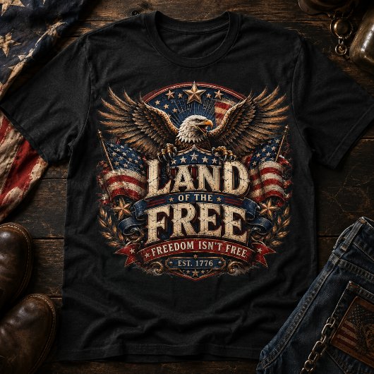 自由の国 自由は無料ではない アメリカーナ Tシャツ