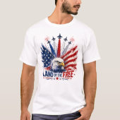 自由の国、自由250年 Tシャツ (正面)