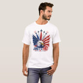 自由の国、自由250年 Tシャツ (正面フル)