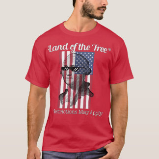自由の地には制限を設けることができる Tシャツ