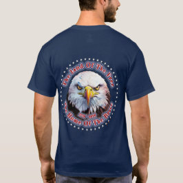 自由の地のアメリカワシントン・イーグル Tシャツ