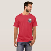 自由の地のアメリカワシントン・イーグル Tシャツ (正面フル)