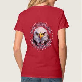 自由の地のアメリカワシントン・イーグル Tシャツ