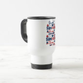 自由の地を縮める – American Spirit トラベルマグ (正面左)