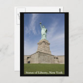 自由の地位，ニューヨーク ポストカード (正面/裏面)