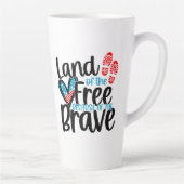 自由の地 カフェラテマグ (右)