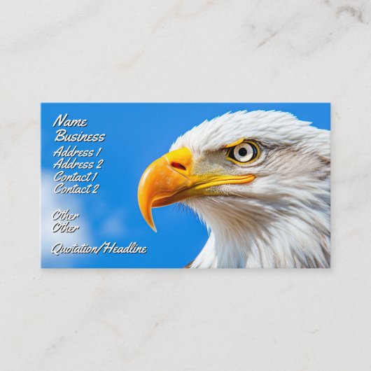 自由の地，勇敢の家 名刺 (正面)