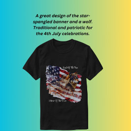 自由の地、勇敢の家 Tシャツ