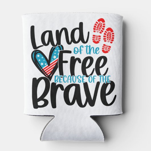 自由の地 缶クーラー (裏面)